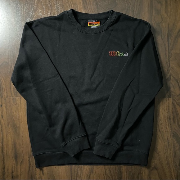 Black Medium Wilson Crewneck - Picture 1 of 3